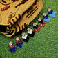 Baseball / Softball Glitter Chevron Stacker Earrings
