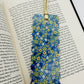 Blue and Yellow Floral Cork Bookmark