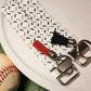 Home Plate Baseball Key Fobs Wristlets