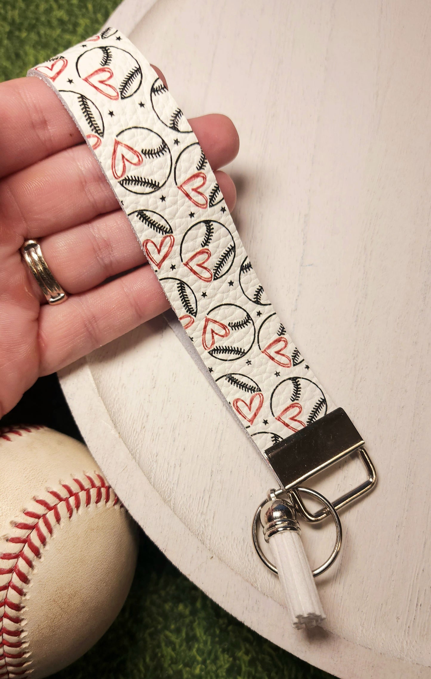 Love of Baseball Key Fobs Wristlets