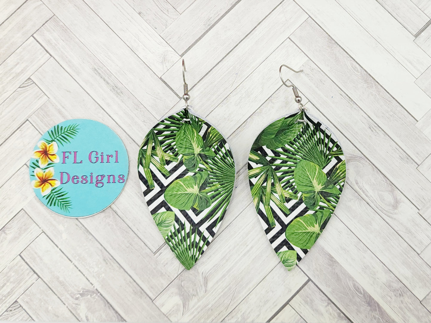 Geometric Palms Pinch (4 sizes available)