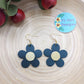 Flower Boutique Collection Genuine Leather Earrings