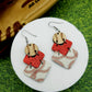 Baseball/Softball Chevron Stacker Earrings